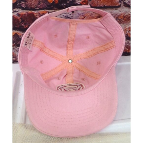 Virginia Tech Hokies Golf Hat VT Pink Adjustable Cap By Town Talk - Picture 6 of 6
